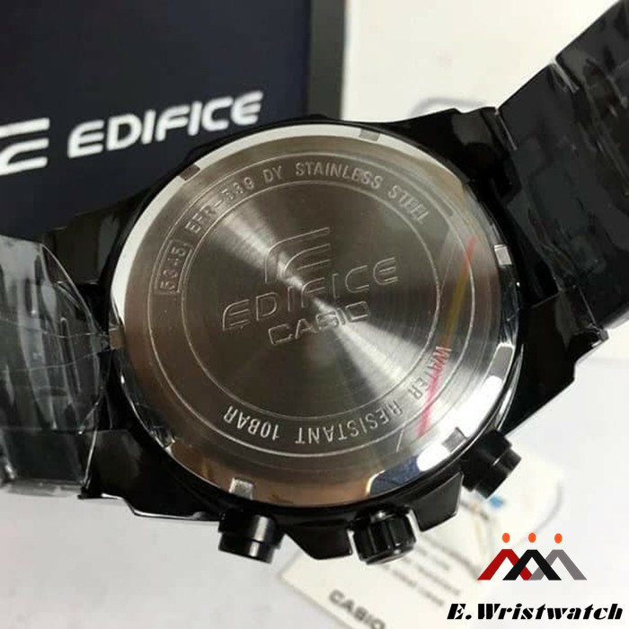 Jam Tangan Casio Edifice EFR 539 Black gold Original EFR-539BK-1AV COD