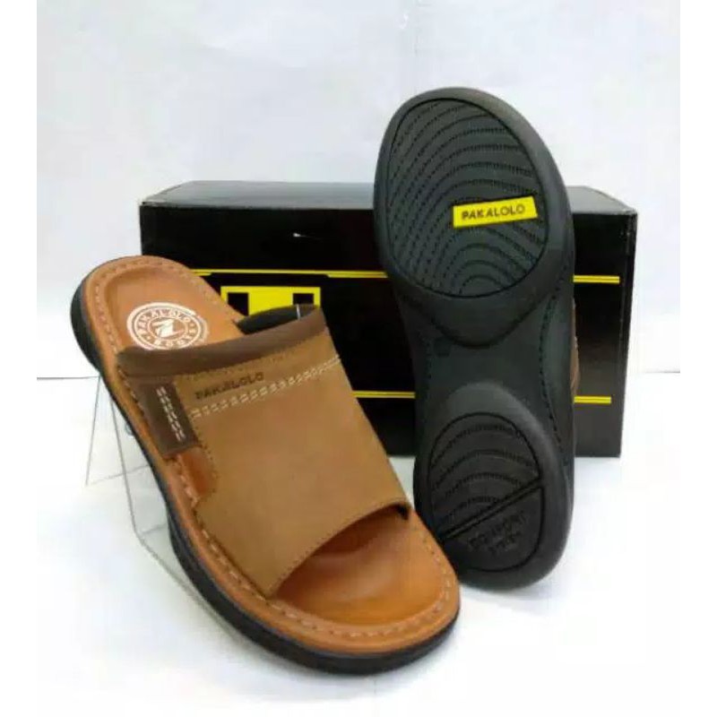 Sandal Kulit Pria Pakalolo 0873 Original