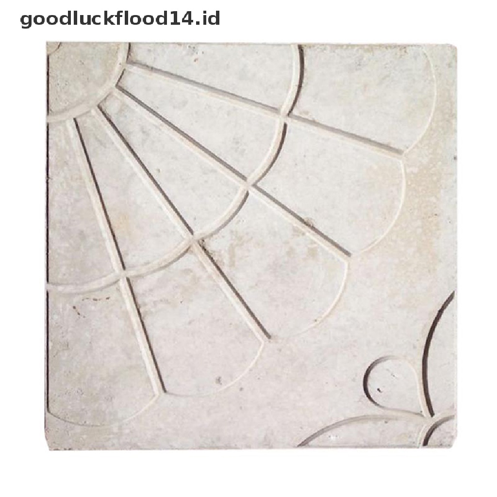 [OOID] 1xBrick Stone Mold Pavement DIY Path Maker Mold Paving Cement Brick Garden Decor ID