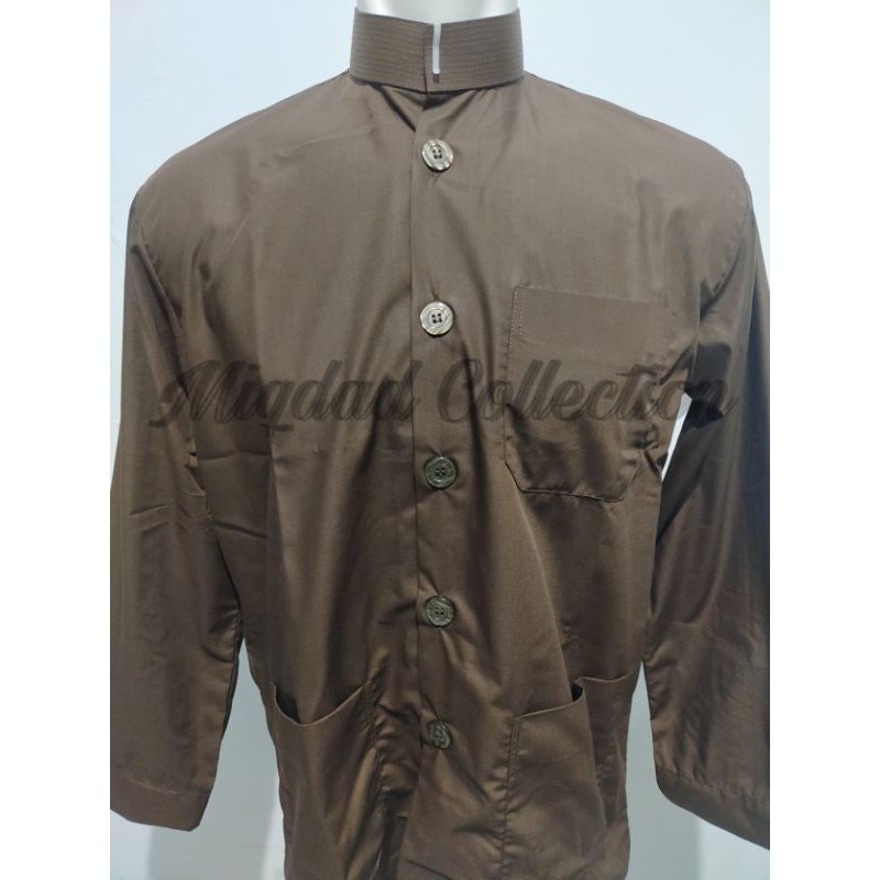 TERMURAH BAJU KOKO AMMU COLLECTION ORIGINAL MODEL HAIBAH/KOKO AMMU COKLAT TUA/KOKO HABAIB/KOKOTAQWA