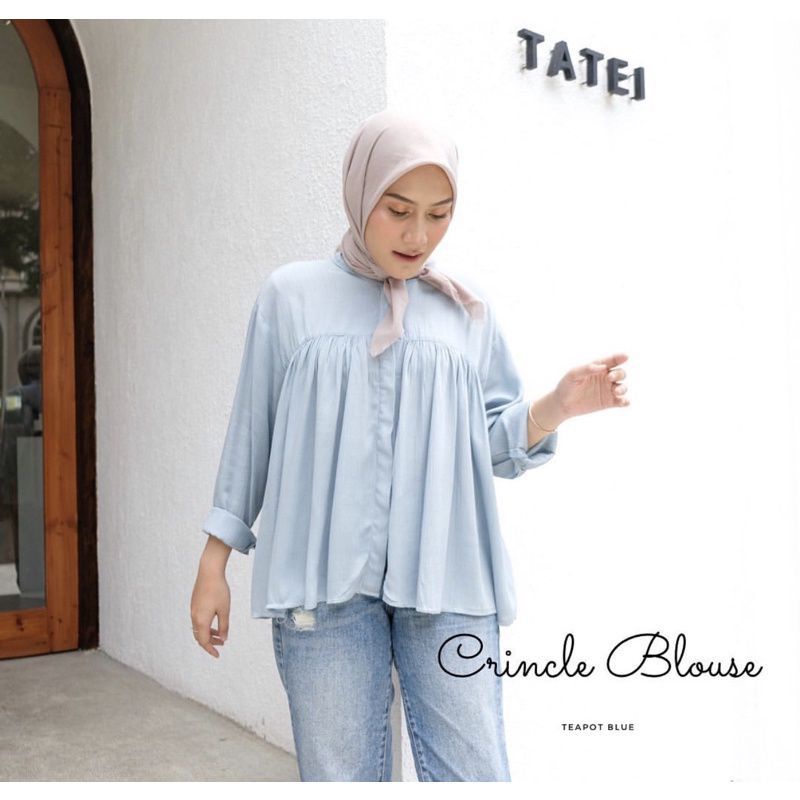 Crincle BLOUSE Oversize LD ±130cm //JF466