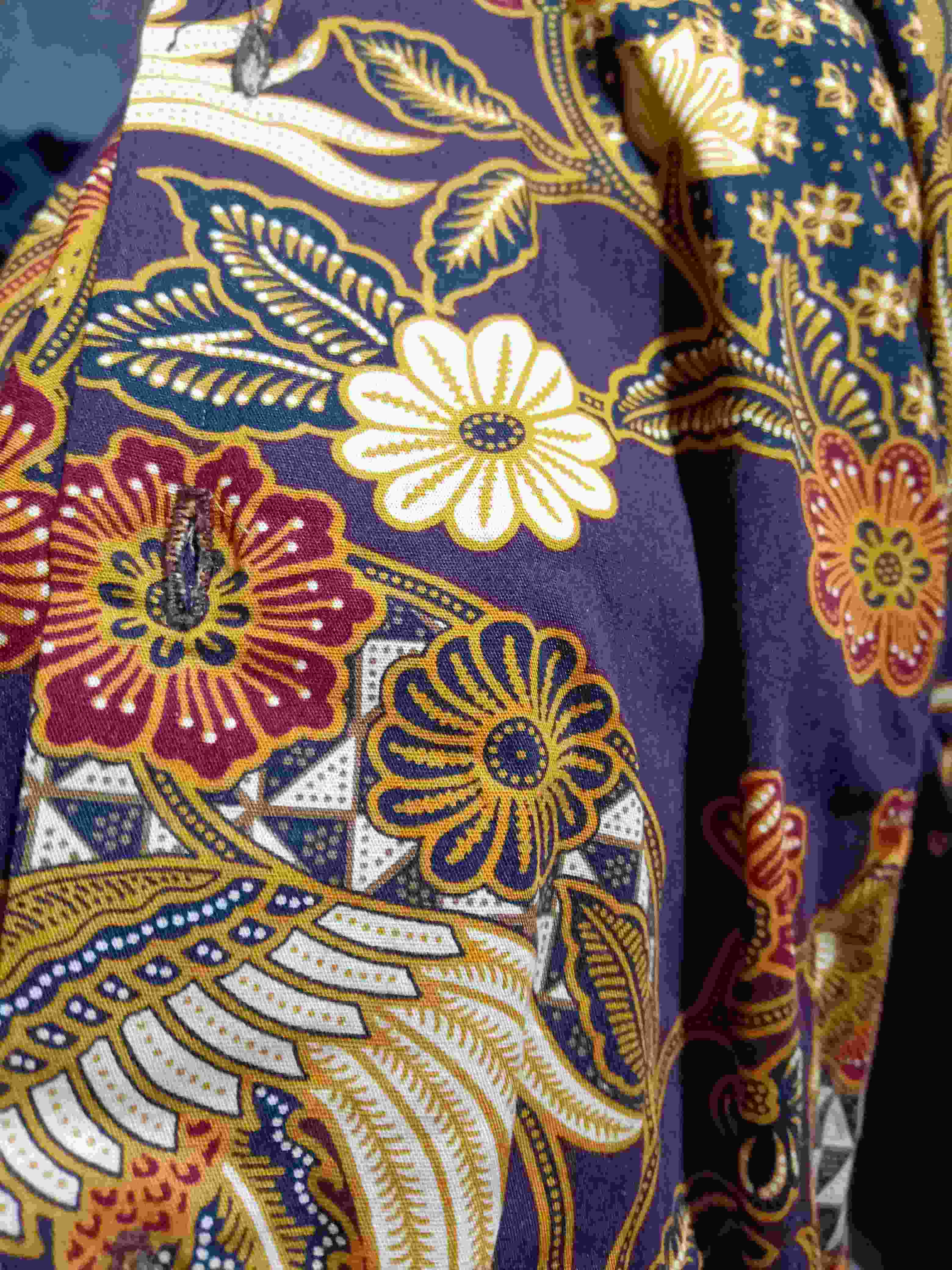 Odza Kemeja Batik Pria Lengan Panjang Modern Slim Fit Hem Cowok Dariafa