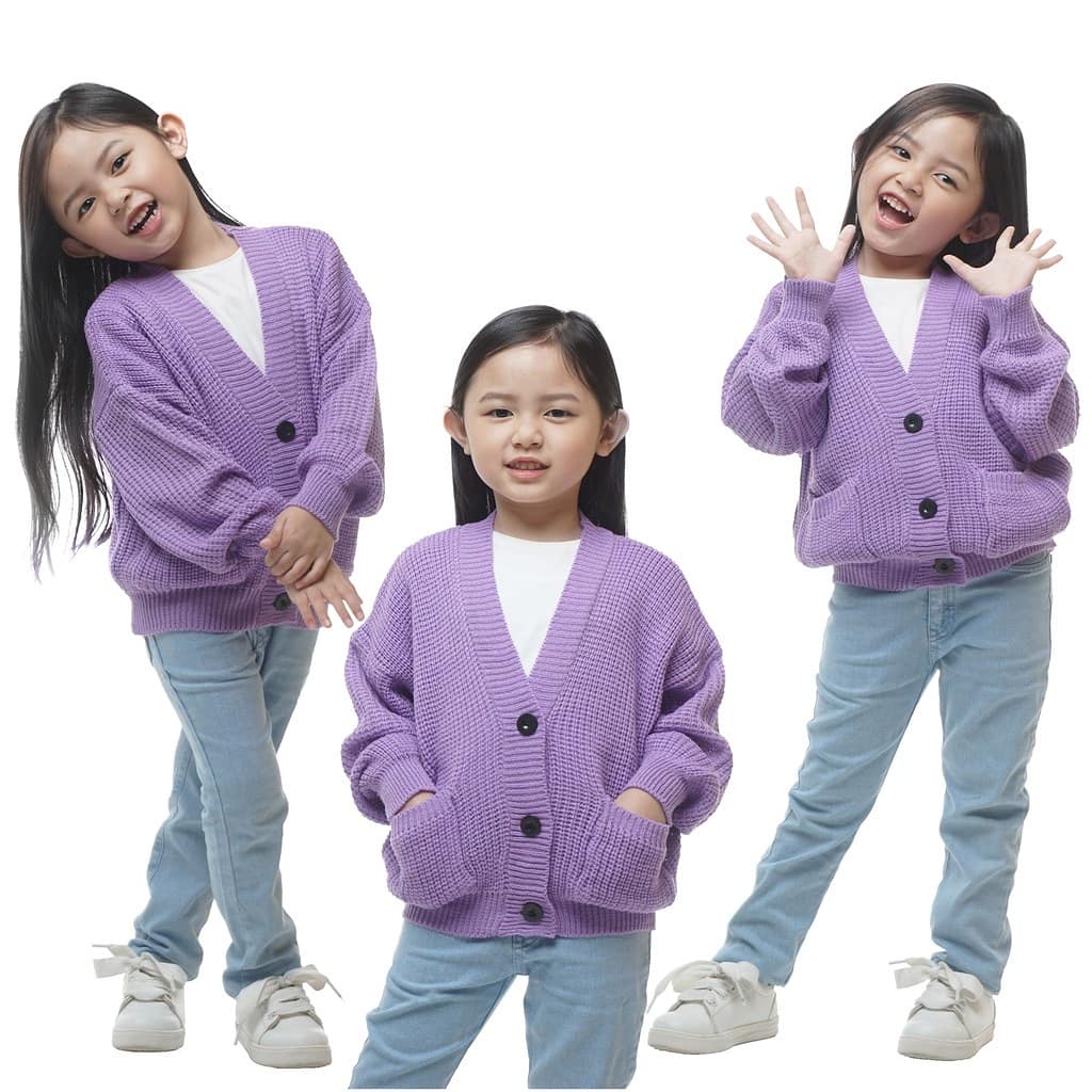 WOLLY CARDY ANAK / KARDIGAN ANAK / RAJUT ANAK