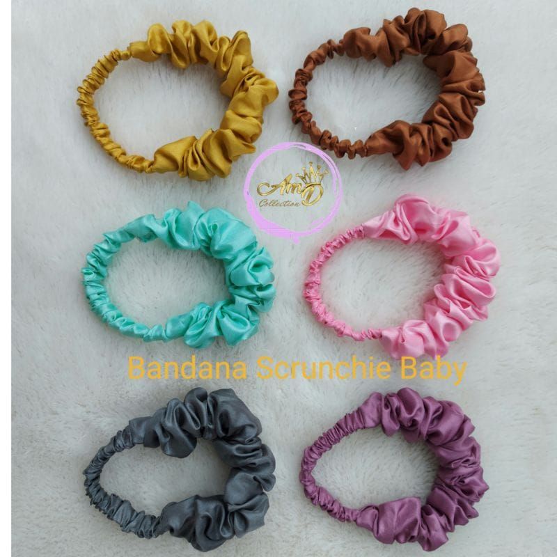 bandana scrunchie baby /bandana baby 0-3tahun /bandana scrunchie/ bandana anak viral