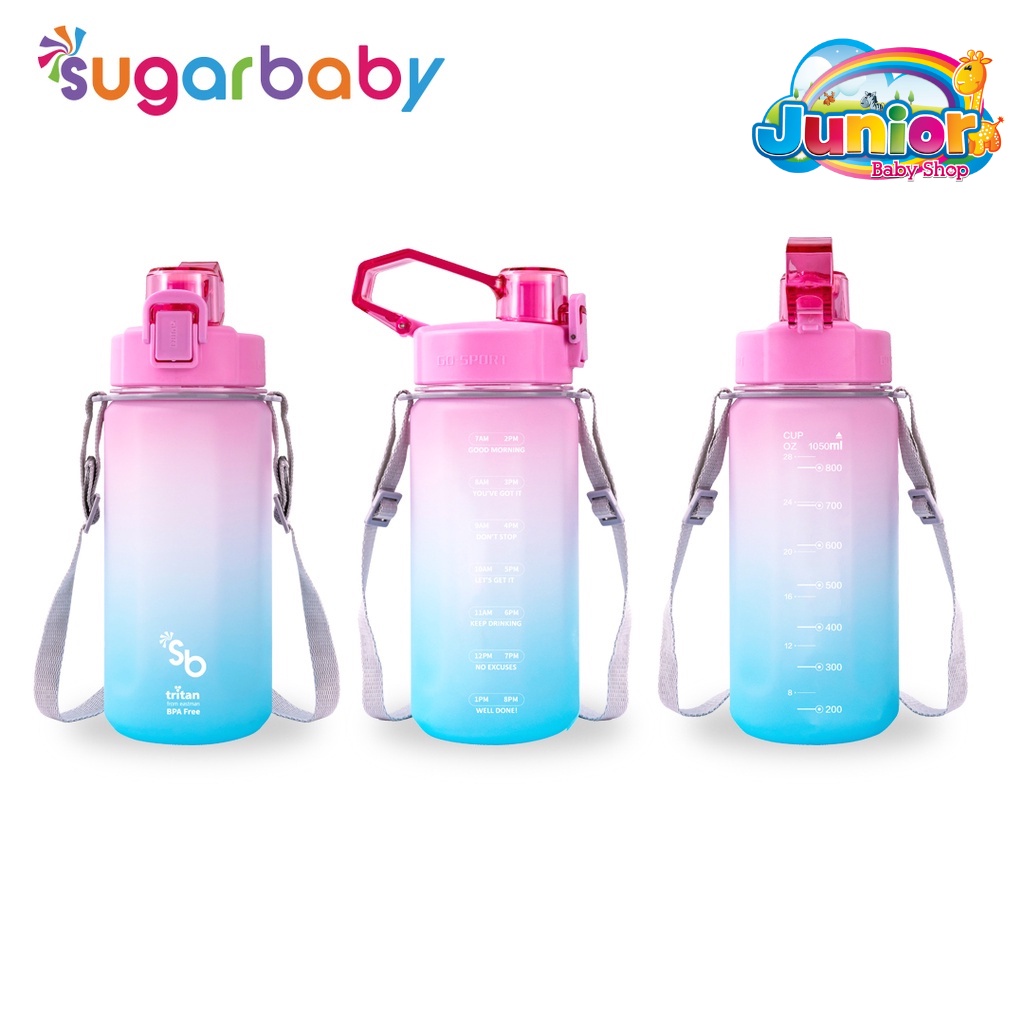 Sugar Baby Tritan Fit Bottle 2in1 Rainbow 1050ml