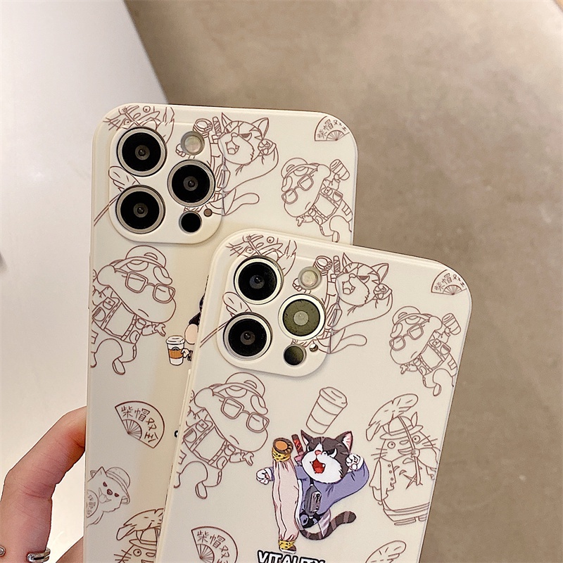 Soft Case Motif Kartun Untuk Iphone 13 12 11 Pro Max Xs Max Xr 7 8 Plus Se2020