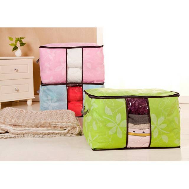 Storage Box Tidur Warna Tempat Pakaian Celana Baju Selimut Lebar