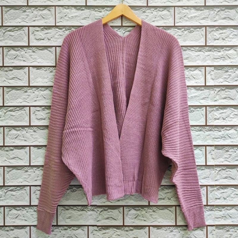 YUKI OUTER CS021CARDIGAN BETWING / RAJUT TEBAL / PREMIUM RAJUT OVERSIZE WANITA