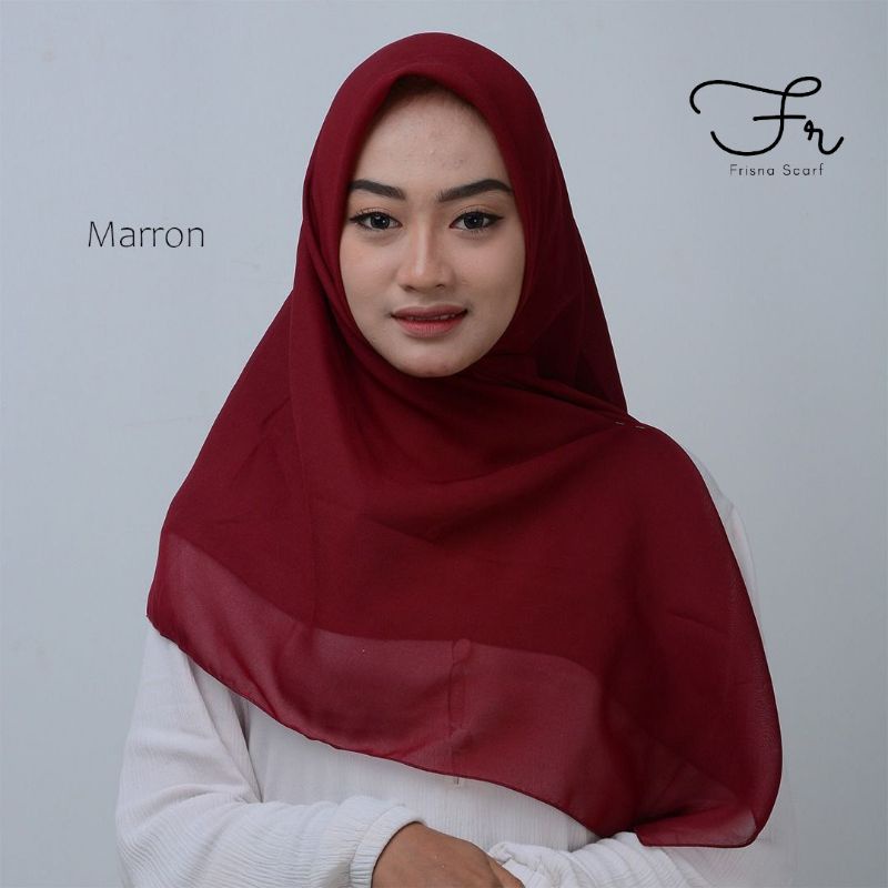 BELLA SQUARE POLLYCOTTON PREMIUM UKURAN 115x115-Maroon