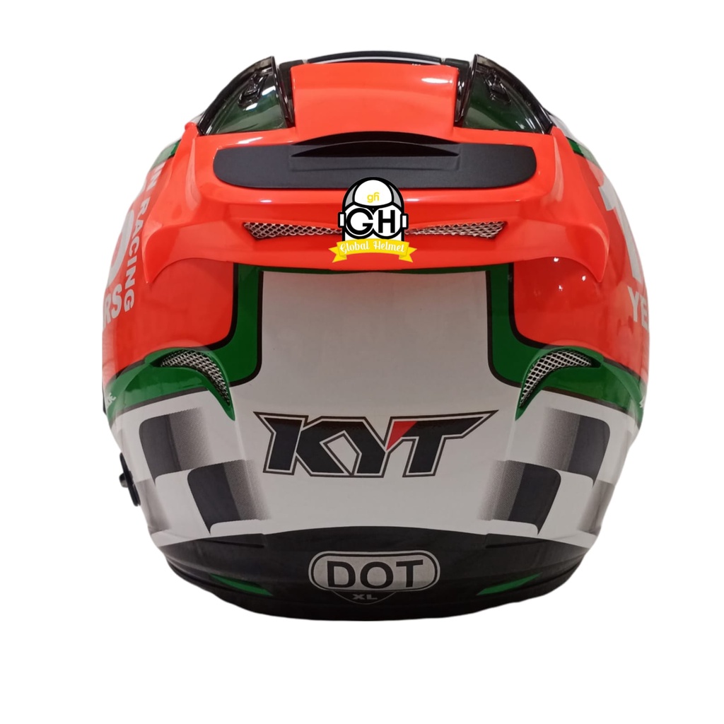 HELM KYT GALAXY FLAT R MOTIF MUGELLO GP RACE CIRCUIT DOUBLE VISOR KYT HALF FACE