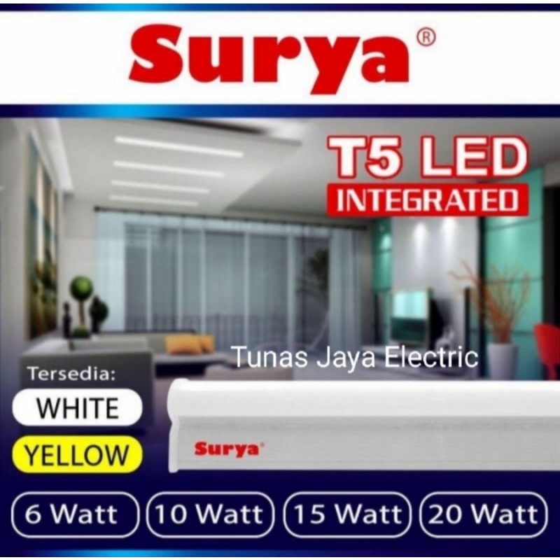 Lampu Neon T5 LED (±120cm) 19 Watt SURYA