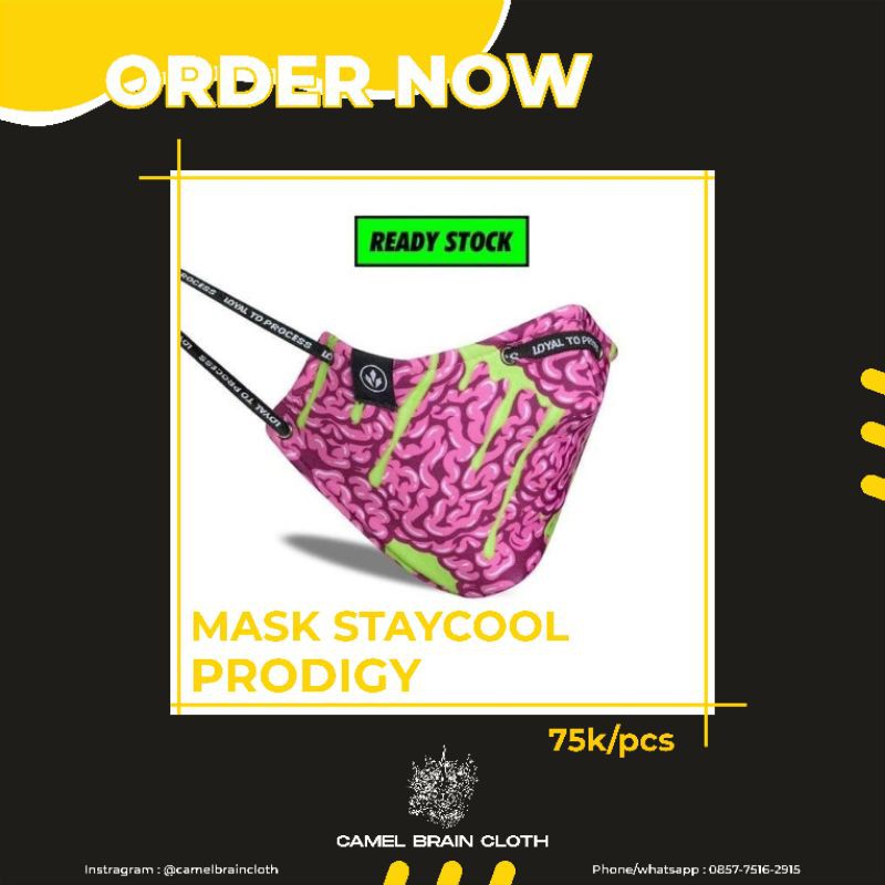 MASKER STAYCOOL KEKINIAN DAN SAFETY ( PRODIGY )