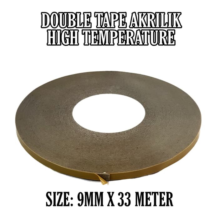 

DOBEL TAPE LEM PEREKAT BOLAK BALIK DOUBLE TAPE AKRILIK HIGH TEMP
