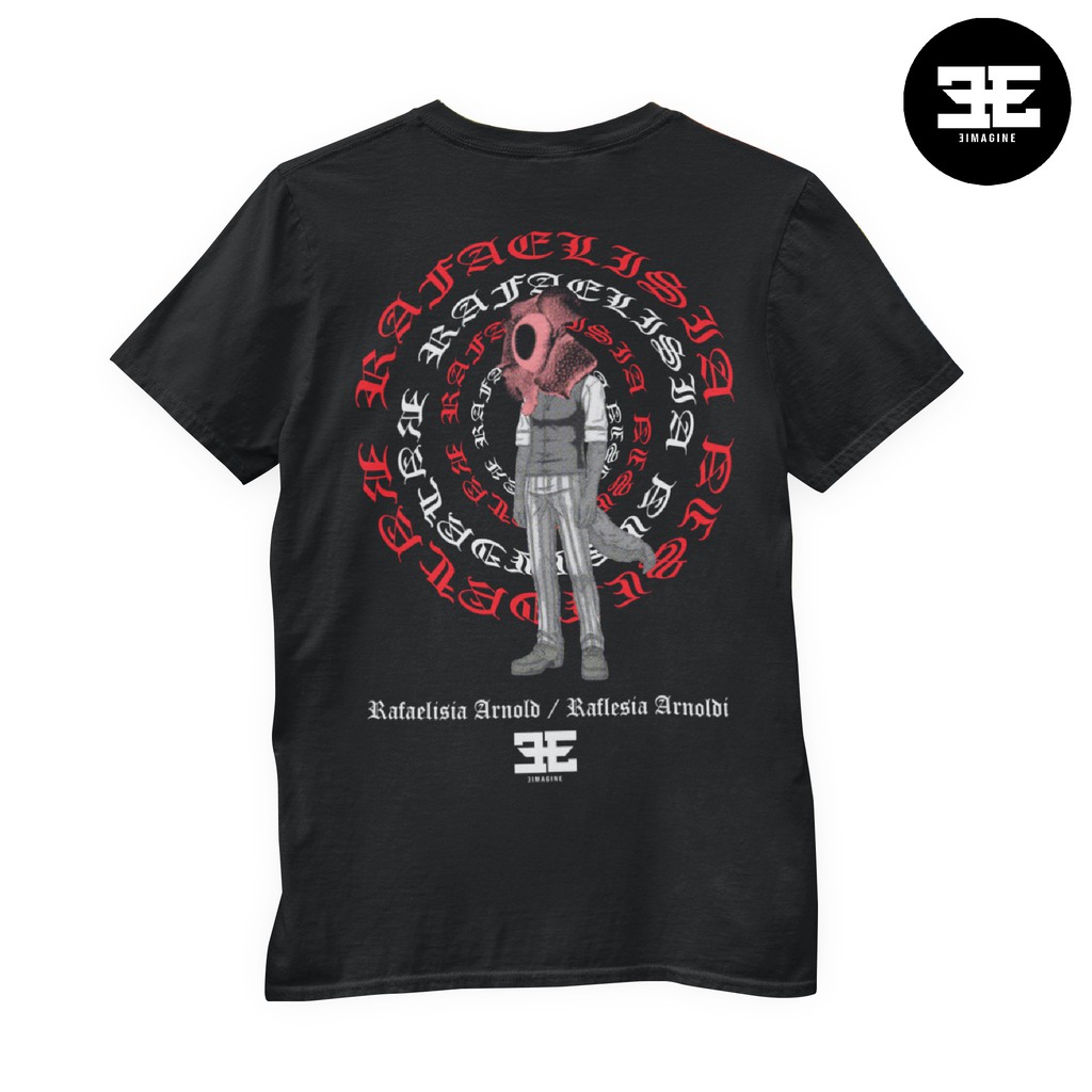 Kaos T-Shirt Pria Culture Indonesia THREE IMAGINE ORIGINAL - RAFAEL ARNOLD