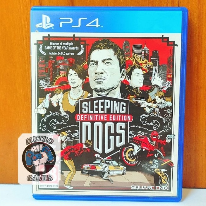 Sleeping Dogs PS4 Definitive Edition Kaset Sleeping Dog Playstation PS 4 5 Sleepings Sleping Sleepingdogs CD BD Game Games PS4 PS5 watch sleepingdog