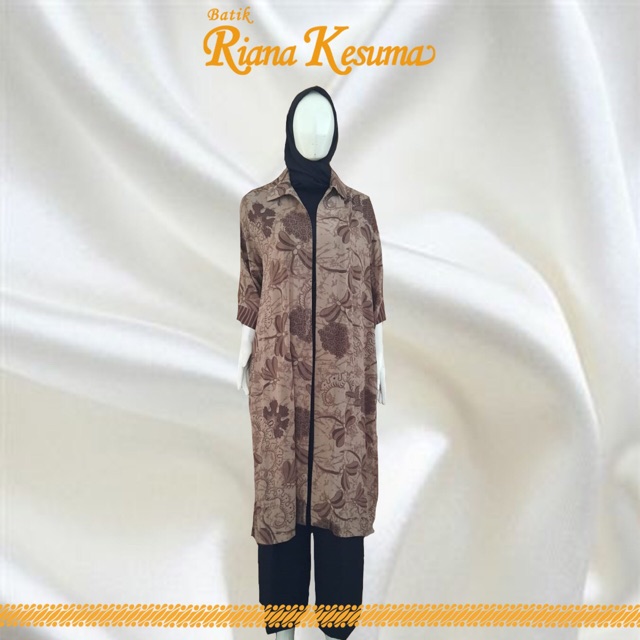 Outer Batik Panjang Batik Riana Kesuma Shopee Indonesia Outer Batik Panjang Batik Riana Kesuma Shopee Indonesia