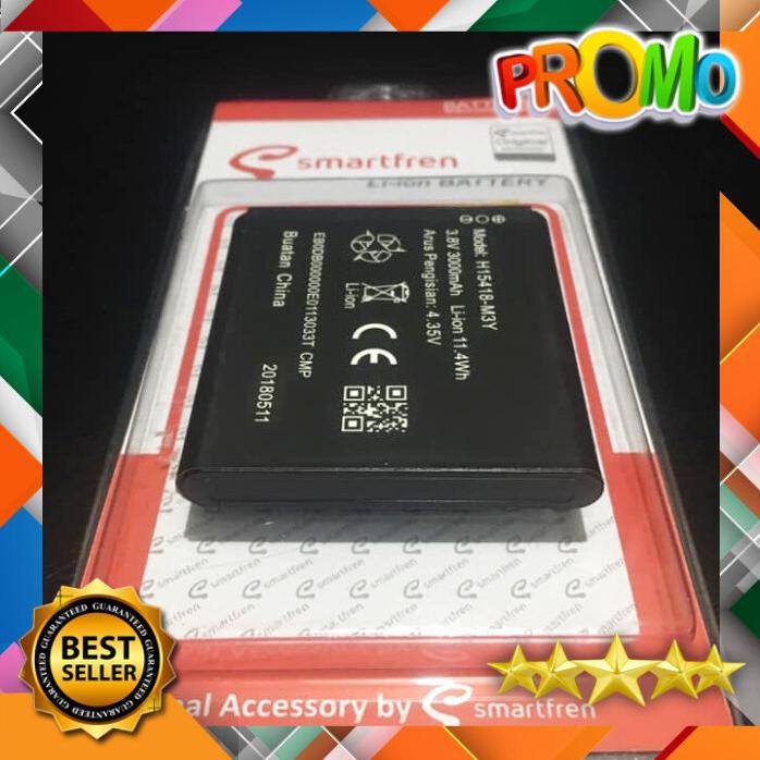 BATERAI MODEM SMARTFREN ANDROMAX M3Y M3Z H15418 3000MAH ORIGINAL