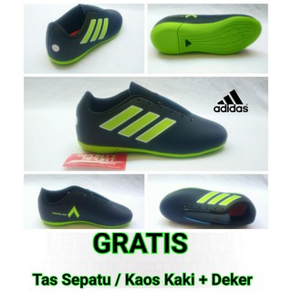 Jual (BONUS TAS / KAOS KAKI + Deker )Sepatu Futsal Adidas Anak Kids