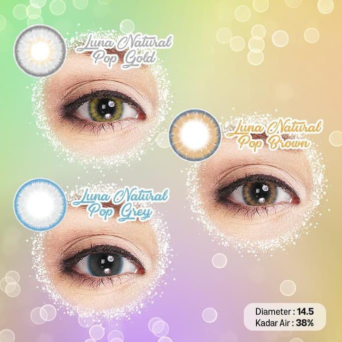 SOFTLENS GEL LUNA NATURAL POP 14.5 MM - GOLD NORMAL