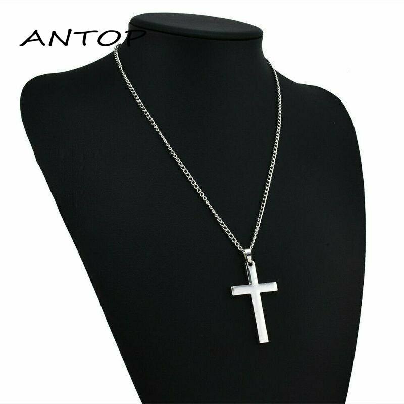 Kalung Liontin Salib Punk Pria Dan Wanita Fashion Necklace Aksesoris ANTOP