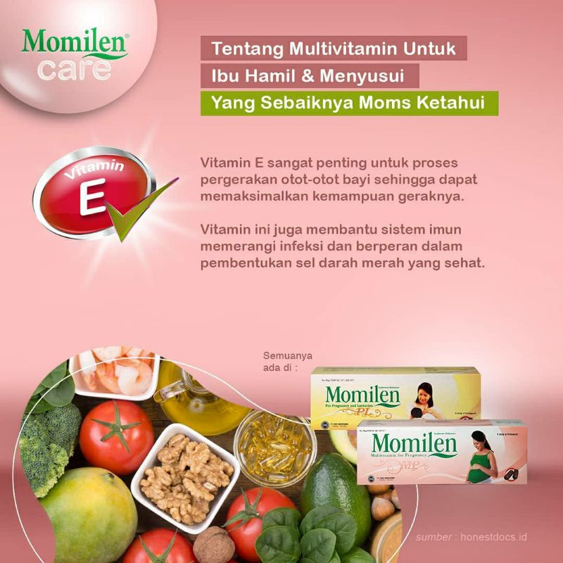 MOMILEN PL / Pro Pregnancy Lactation / Laktasi / DHA /Pelancar ASI / Nutrisi Otak