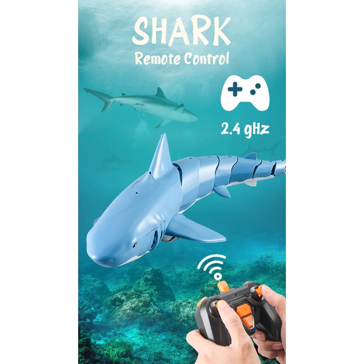 Shark Remote Kontrol Control Mainan Shark Anak RC Impor