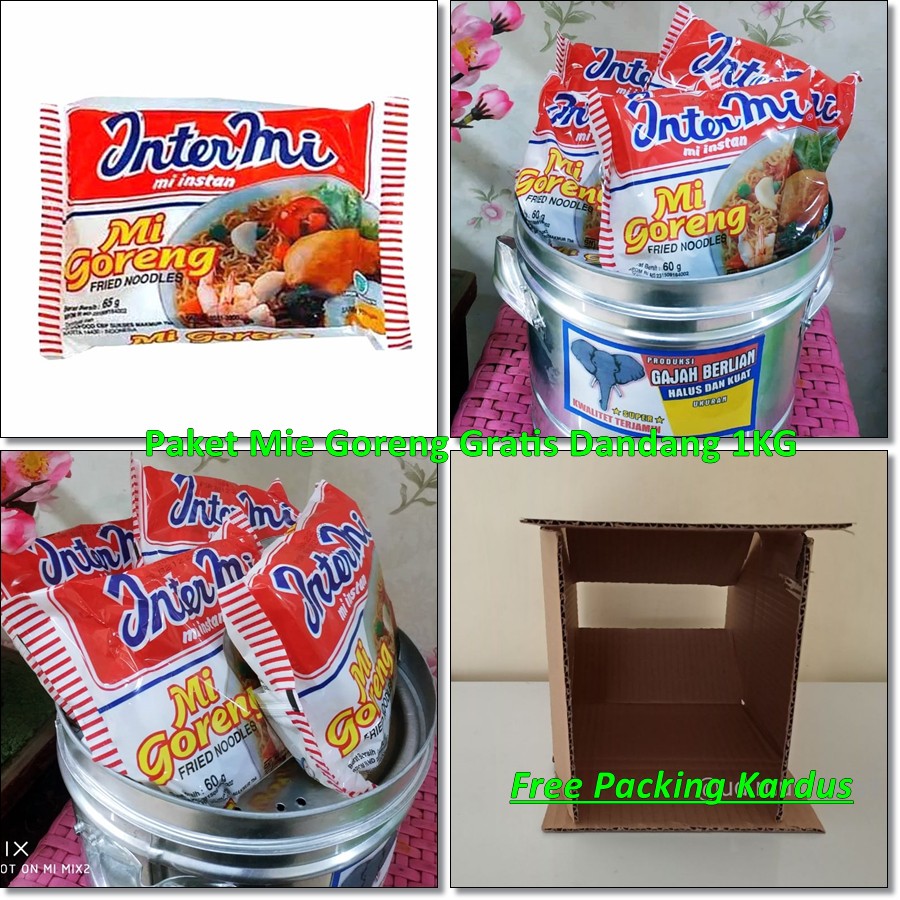 

Paket Mie Goreng/Paket Intermie/Paket Mie Goreng Free Dandang 1KG