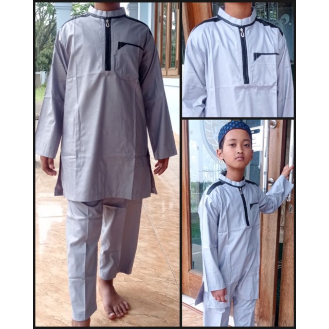 Koko Stelan Kurta Anak | Kurta SteLan Anak Soleh | Kurta Anak Model Terkini