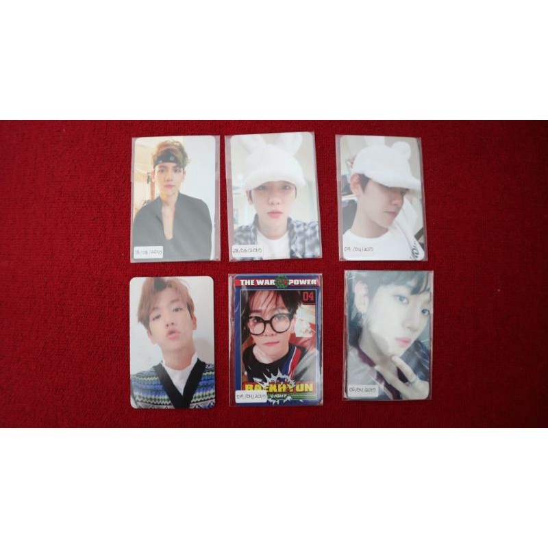 BAEKHYUN EXO PC PHOTOCARD LOTTO POWER FOR LIFE UNIVERSE GROWL SM MUSEUM