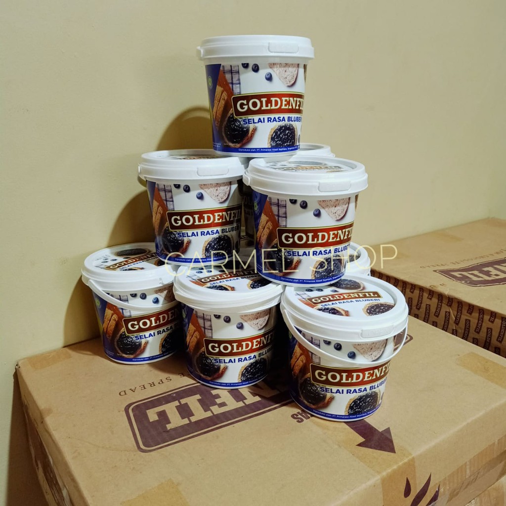 GOLDENFIL BLUEBERRY JAM 1KG / SELAI BLUEBERRY / SELAI ROTI / ISIAN ROTI