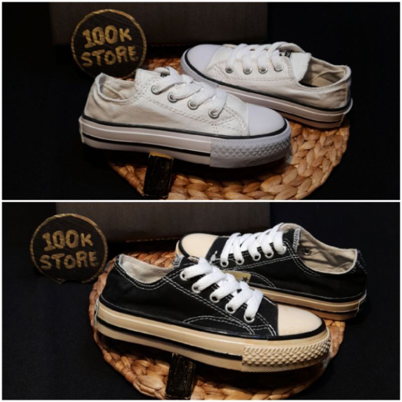 sepatu anak converse clasik low size 17-35 Real pict