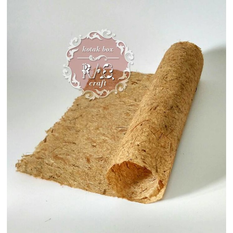 

KERTAS DAUR ULANG SERAT PELEPAH PISANG / 10 Lembar