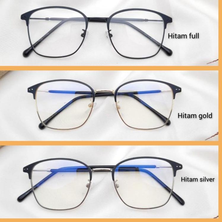 Banyak Dipakai.. KACAMATA PHOTOCROMIC PRIA WANITA NORMAL FRAME 1924