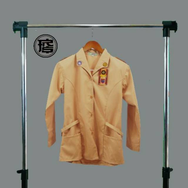 Baju pramuka panjang wanita SMA bahan grandmaster