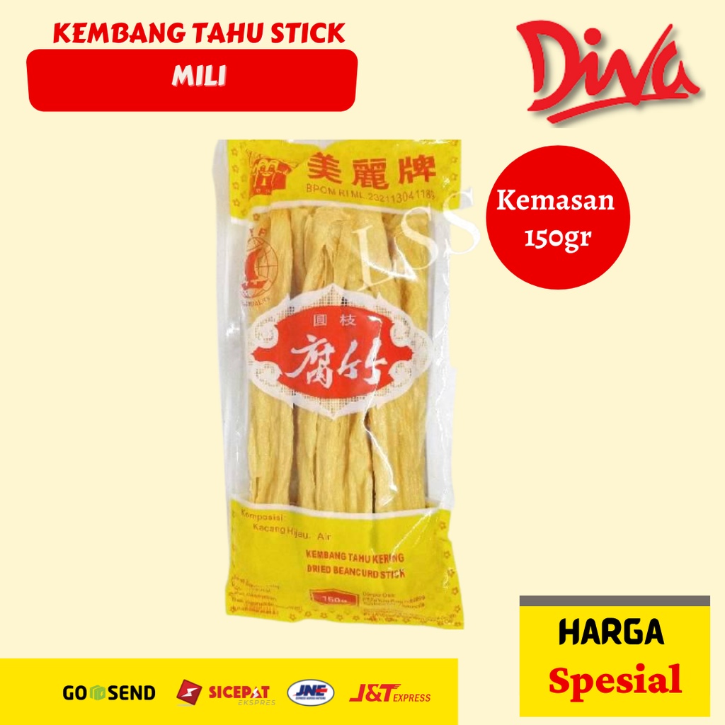 

[150gr] Kembang Tahu Stick Mili - Bunga Tahu Lembar
