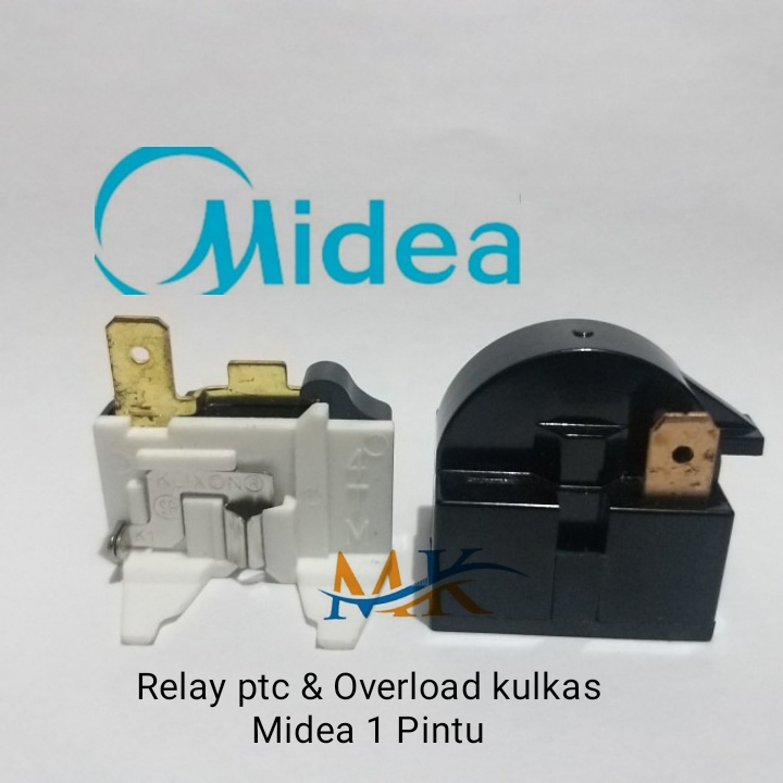 Relay Ptc Overload Kulkas Midea 1 Pintu