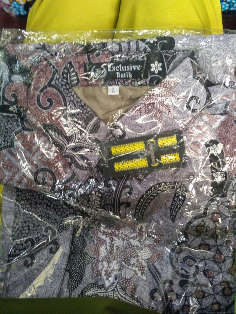 Batik Couple Ayah Dan Anak Lapis Furing Bahan Katun Halus Primisima 40s Warna Ungu