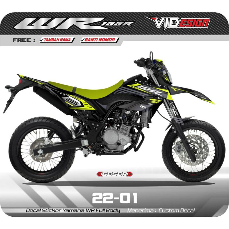 Decal Yamaha WR 155 Full Body