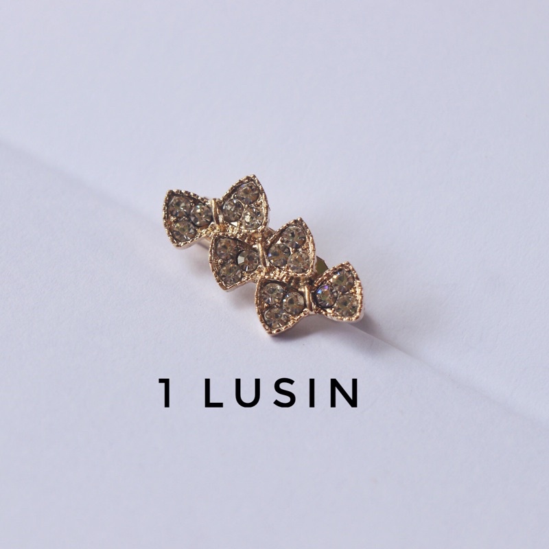 12 pcs bros dagu / 1 lusin bros dagu / bros dagu lusinan / bros dagu harga grosir / grosiran / Bahan Bros Juntai / Bahan Bros / Bros Kecil / Bros Mini / Bros Jilbab / Bros Dada / Bros Hijab-GOLD-PITA3-1 LUSIN