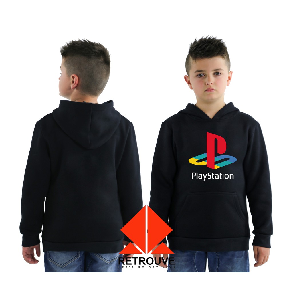 JAKET SWEATER HOODIE ANAK ANAK PLAYSTATION / PS