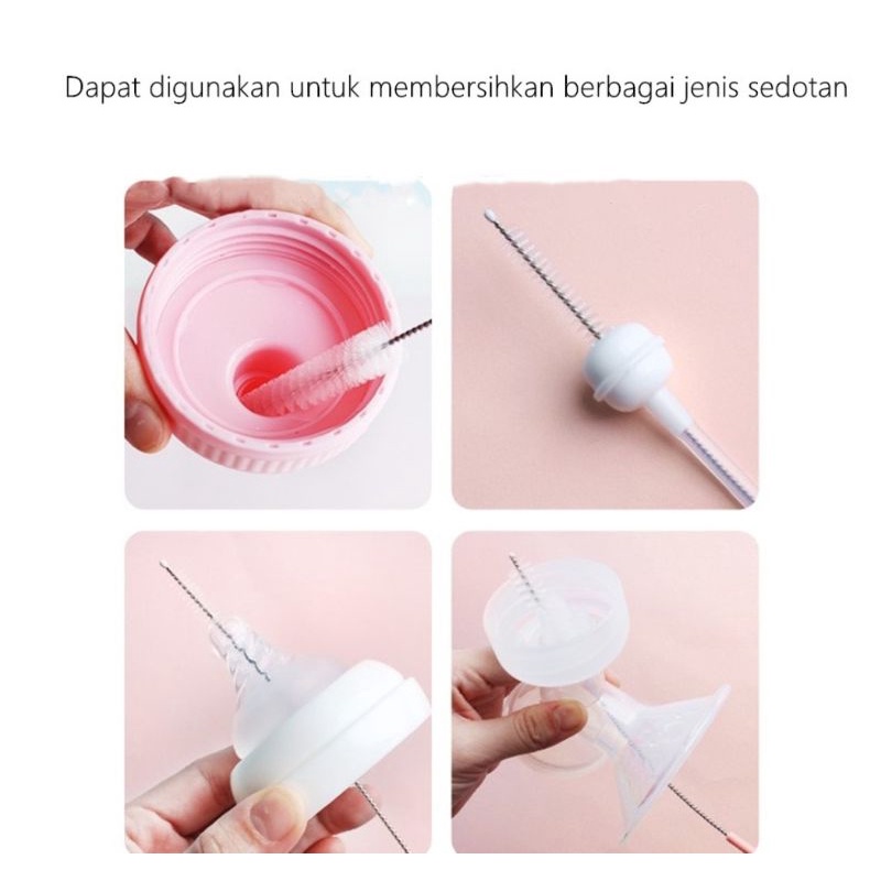 Spon Cuci Botol Sikat Botol Sikat Sedotan Tongkat Sponge