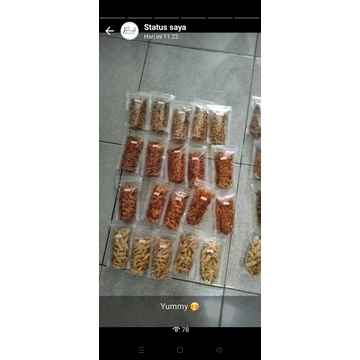cemilan pedas dan asin