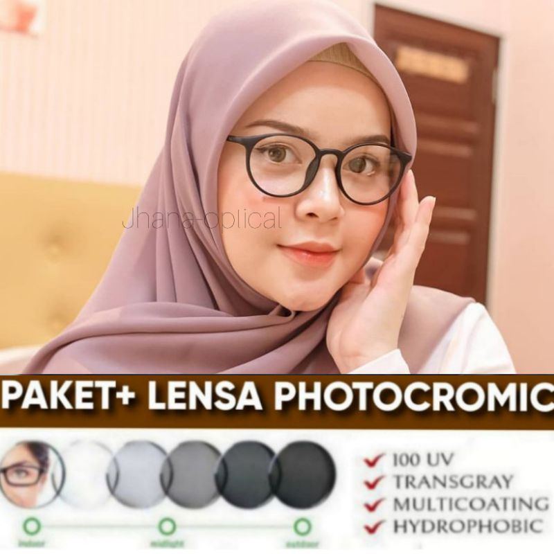 KACAMATA PHOTOCROMIC  Terbaru/gratis lensa photocromic // kacamata wanita