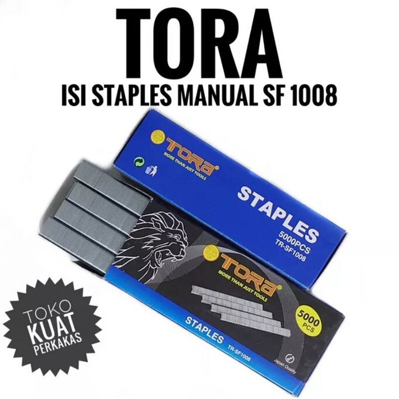 

Isi staples gun manual Tora medium duty 8mm paku staples tangan