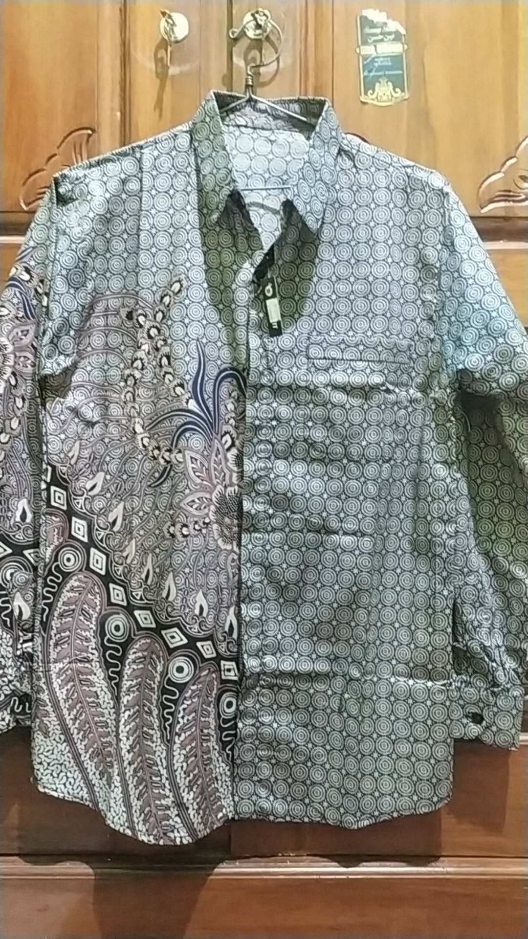 Kemeja Batik Pria Lengan Panjang Slim Fit Batik Pria Lengan Panjang Modern