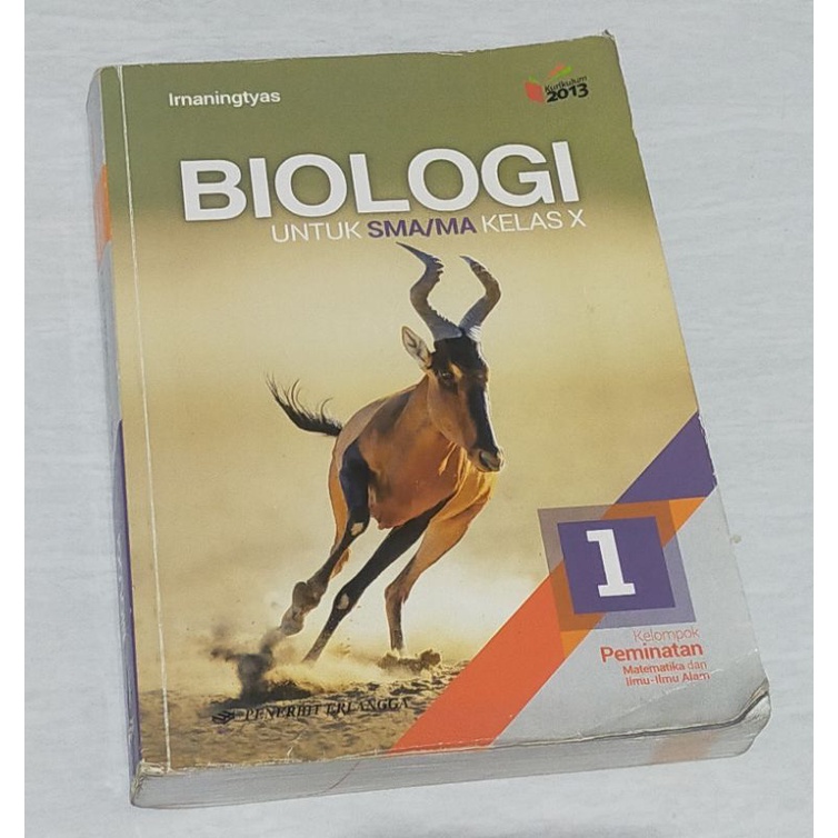 Buku Biologi kelas 10 Erlangga