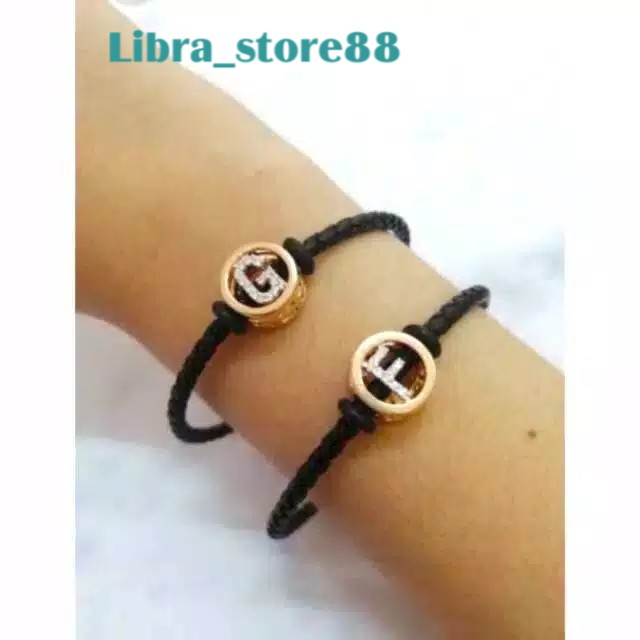 Liontin Huruf Charm Xuping Bahan Gelang Huruf Emas Tali Kawat Waterproof