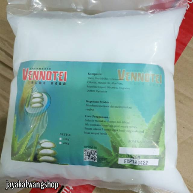 VENNOTEI CREAMBATH Vennotel 1KG Aloe Vera / Avocado / Mint