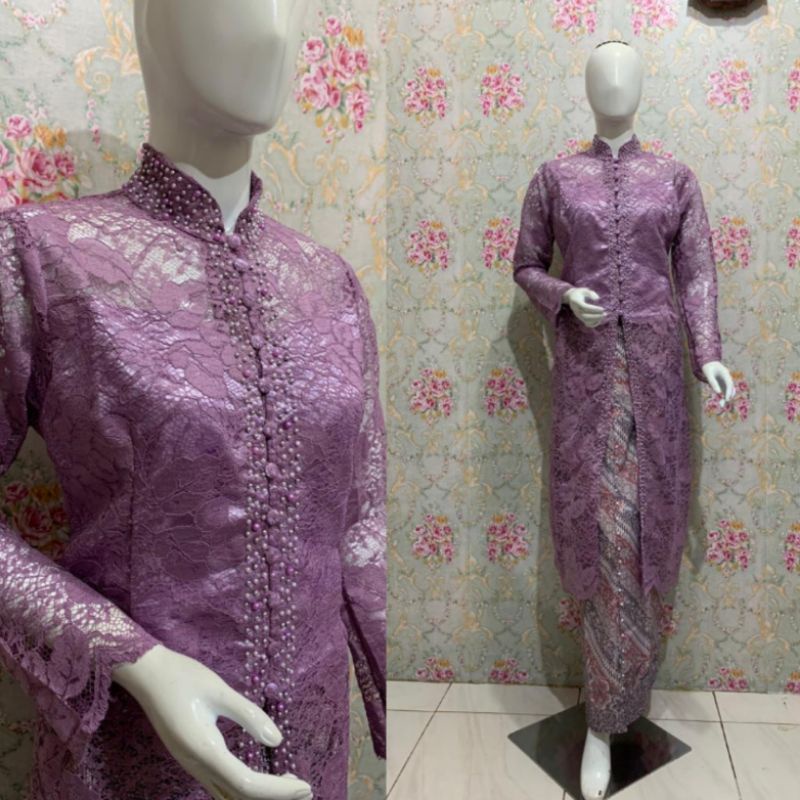 KEBAYA IBU BESAN/BAJU SERAGAMAN PAGER AYU/KEBAYA AKAD/SETELAN KEBAYA WISUDA