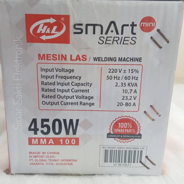 Mesin travo Las listrik 450W 450 watt inverter merk HNL